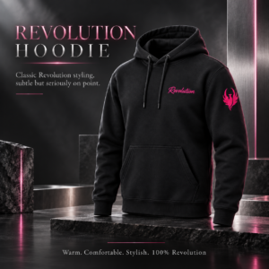 Revolution Hoodie - black, Revolution branding